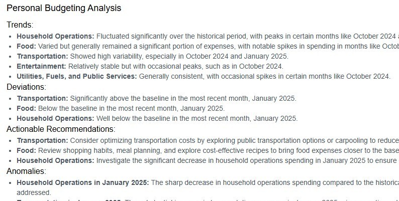 Smart insights for tracking and saving money